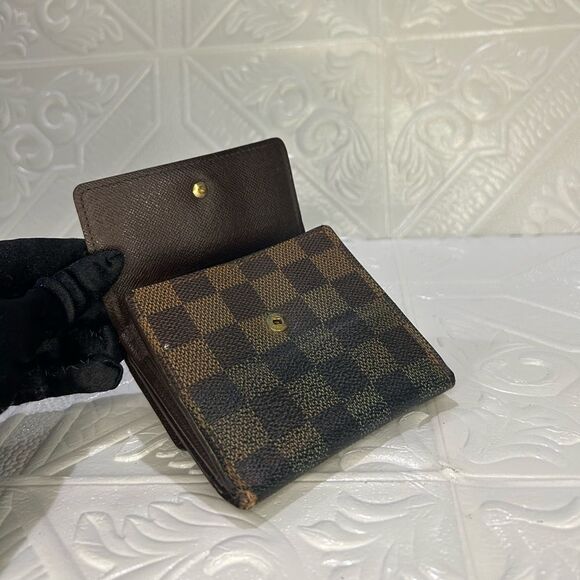 2012 LOUIS VUITTON Damier Ebene Pattern Elise Wallet - Picture 6 of 12